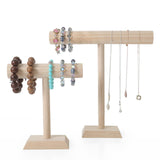 Maxbell Wooden Display Jewelry Accessory Stand Gift Bracelet  Showcase 22cm Height