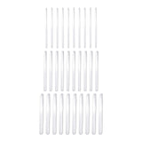 Maxbell 10Pcs Aluminum Bracelet Blank Set Stamping Engraving Shaping Molds Small