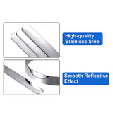 Maxbell 10Pcs Aluminum Bracelet Blank Set Stamping Engraving Shaping Molds Small