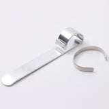 Maxbell 10Pcs Aluminum Bracelet Blank Set Stamping Engraving Shaping Molds Small