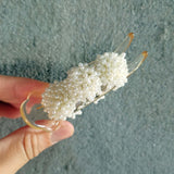 Maxbell Artificial Pearl Hair Clamps Hair Clips Hairpins Sturdy Decorative champagne