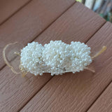 Maxbell Artificial Pearl Hair Clamps Hair Clips Hairpins Sturdy Decorative champagne