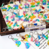 Maxbell Alphabet Letter Resin Molds Letter Epoxy Molds for DIY Earring House Number Upgrade Kit
