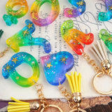 Maxbell Alphabet Letter Resin Molds Letter Epoxy Molds for DIY Earring House Number Upgrade Kit
