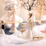 Maxbell Earrings Display Stand Gift Shooting Props Creative for Shows Girls Selling