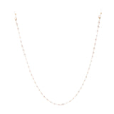 Maxbell Metal Beaded Eyeglass Chains Chian Strap Holder Neck Chain White Black
