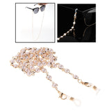 Maxbell Metal Beaded Eyeglass Chains Chian Strap Holder Neck Chain White Black
