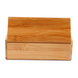Maxbell Rectangle Bamboo Sunglasses Organizer Case, Space Saving 6.5x2.68x2.17inch