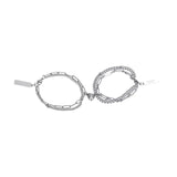 Maxbell 2Pcs Titanium heart Magnetic Couple Bracelets for Boyfriend Girlfriend