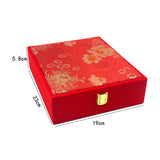 Maxbell Velvet Wedding Jewelry Storage Holder Box for Birthday Anniversary