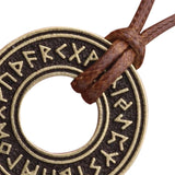 Maxbell Nordic Pendant Necklace Compass Chain Handmade Gothic Gift for Party Men Copper