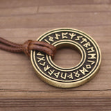Maxbell Nordic Pendant Necklace Compass Chain Handmade Gothic Gift for Party Men Copper