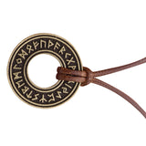 Maxbell Nordic Pendant Necklace Compass Chain Handmade Gothic Gift for Party Men Copper