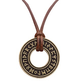 Maxbell Nordic Pendant Necklace Compass Chain Handmade Gothic Gift for Party Men Copper