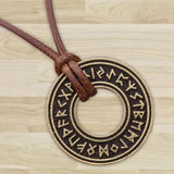 Maxbell Nordic Pendant Necklace Compass Chain Handmade Gothic Gift for Party Men Copper