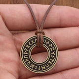 Maxbell Nordic Pendant Necklace Compass Chain Handmade Gothic Gift for Party Men Copper