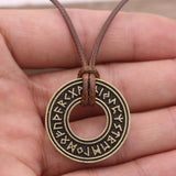 Maxbell Nordic Pendant Necklace Compass Chain Handmade Gothic Gift for Party Men Copper