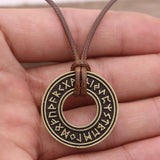 Maxbell Nordic Pendant Necklace Compass Chain Handmade Gothic Gift for Party Men Copper
