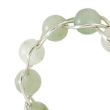 Maxbell Wrapped Beaded Ring Copper Wrapped Sets Finger Rings for Women Girls Beach green