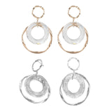 Maxbell Fashion Trend Women Drop Earrings Hollow Earrings Elegant Gifts for Daily Gold