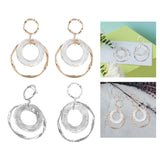 Maxbell Fashion Trend Women Drop Earrings Hollow Earrings Elegant Gifts for Daily Gold