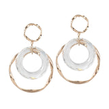 Maxbell Fashion Trend Women Drop Earrings Hollow Earrings Elegant Gifts for Daily Gold