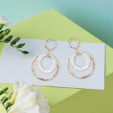 Maxbell Fashion Trend Women Drop Earrings Hollow Earrings Elegant Gifts for Daily Gold