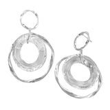 Maxbell Fashion Trend Women Drop Earrings Hollow Earrings Elegant Gifts for Daily Silver