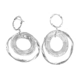 Maxbell Fashion Trend Women Drop Earrings Hollow Earrings Elegant Gifts for Daily Silver
