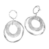 Maxbell Fashion Trend Women Drop Earrings Hollow Earrings Elegant Gifts for Daily Silver