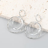 Maxbell Fashion Trend Women Drop Earrings Hollow Earrings Elegant Gifts for Daily Silver