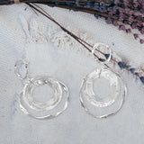 Maxbell Fashion Trend Women Drop Earrings Hollow Earrings Elegant Gifts for Daily Silver