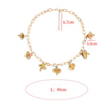Maxbell Cute Mushroom Pendant Necklace Adjustable Punk Gift Lovely for Girls