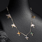 Maxbell Necklaces Cute Pendant Thick Chain Long Necklaces with Extension Chain Colorful