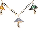Maxbell Necklaces Cute Pendant Thick Chain Long Necklaces with Extension Chain Colorful