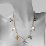 Maxbell Necklaces Cute Pendant Thick Chain Long Necklaces with Extension Chain Colorful