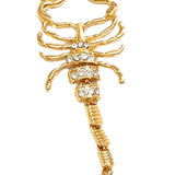Maxbell Ring Hand Chain One Size Adjustable Punk Hip Hop for Women Girls Gold
