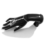 Maxbell Ring Hand Chain One Size Adjustable Punk Hip Hop for Women Girls Silver