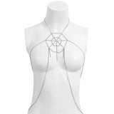 Maxbell Body Chain Chest Chain Bikini Bra Chain Multilayered for Beach Nightclub