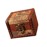 Maxbell Vintage Wooden Jewelry Box Organizer Holder for Brooches Bracelets Ear Studs C