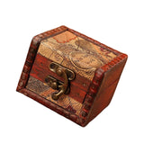 Maxbell Vintage Wooden Jewelry Box Organizer Holder for Brooches Bracelets Ear Studs C