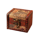 Maxbell Vintage Wooden Jewelry Box Organizer Holder for Brooches Bracelets Ear Studs C