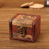 Maxbell Vintage Wooden Jewelry Box Organizer Holder for Brooches Bracelets Ear Studs C