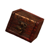 Maxbell Vintage Wooden Jewelry Box Organizer Holder for Brooches Bracelets Ear Studs D