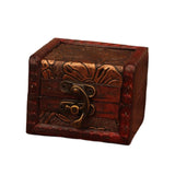 Maxbell Vintage Wooden Jewelry Box Organizer Holder for Brooches Bracelets Ear Studs D