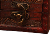 Maxbell Vintage Wooden Jewelry Box Organizer Holder for Brooches Bracelets Ear Studs D