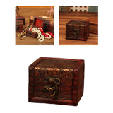 Maxbell Vintage Wooden Jewelry Box Organizer Holder for Brooches Bracelets Ear Studs D