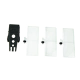Maxbell Mini Compact Magnifying Glasses Clip On Eyeglass Magnifier for Hobby Reading