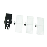 Maxbell Mini Compact Magnifying Glasses Clip On Eyeglass Magnifier for Hobby Reading
