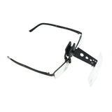 Maxbell Mini Compact Magnifying Glasses Clip On Eyeglass Magnifier for Hobby Reading